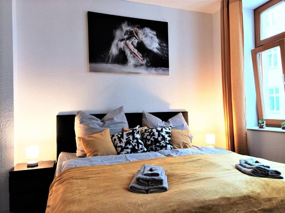 Modernes Apartment Mit Balkon Magdeburg Exterior photo